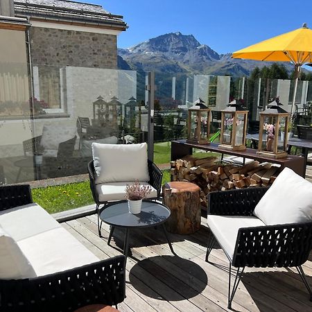 Berghotel Randolins São Moritz Exterior foto
