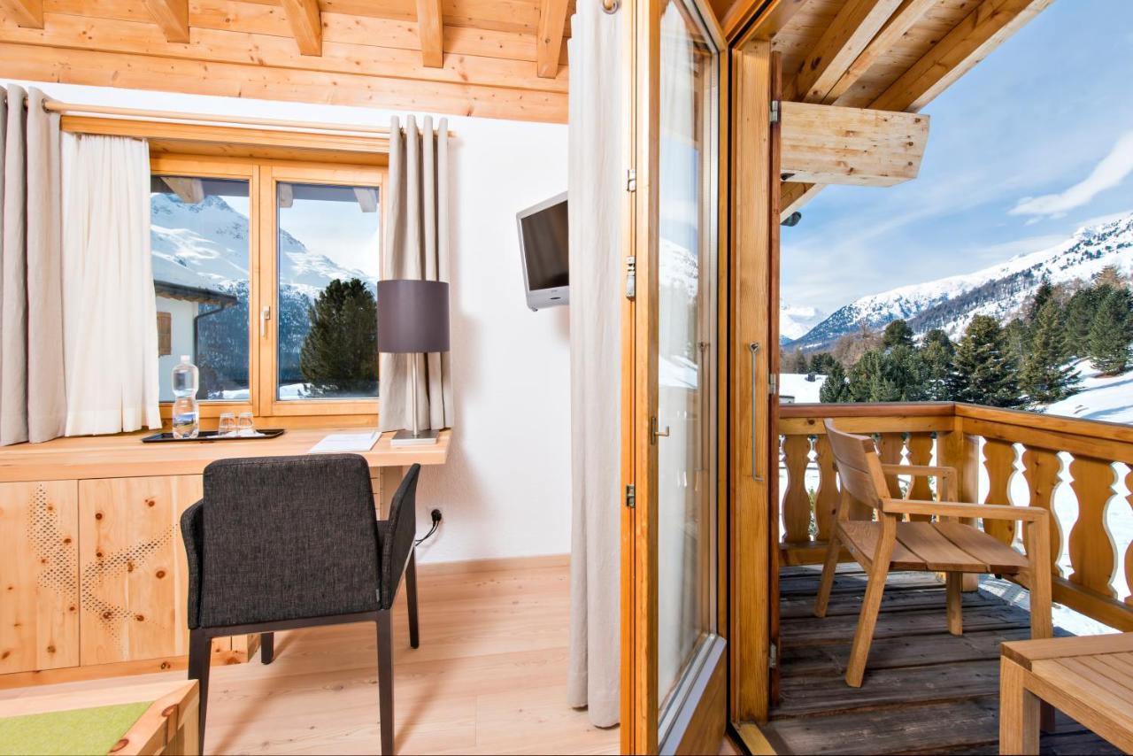 Berghotel Randolins São Moritz Exterior foto