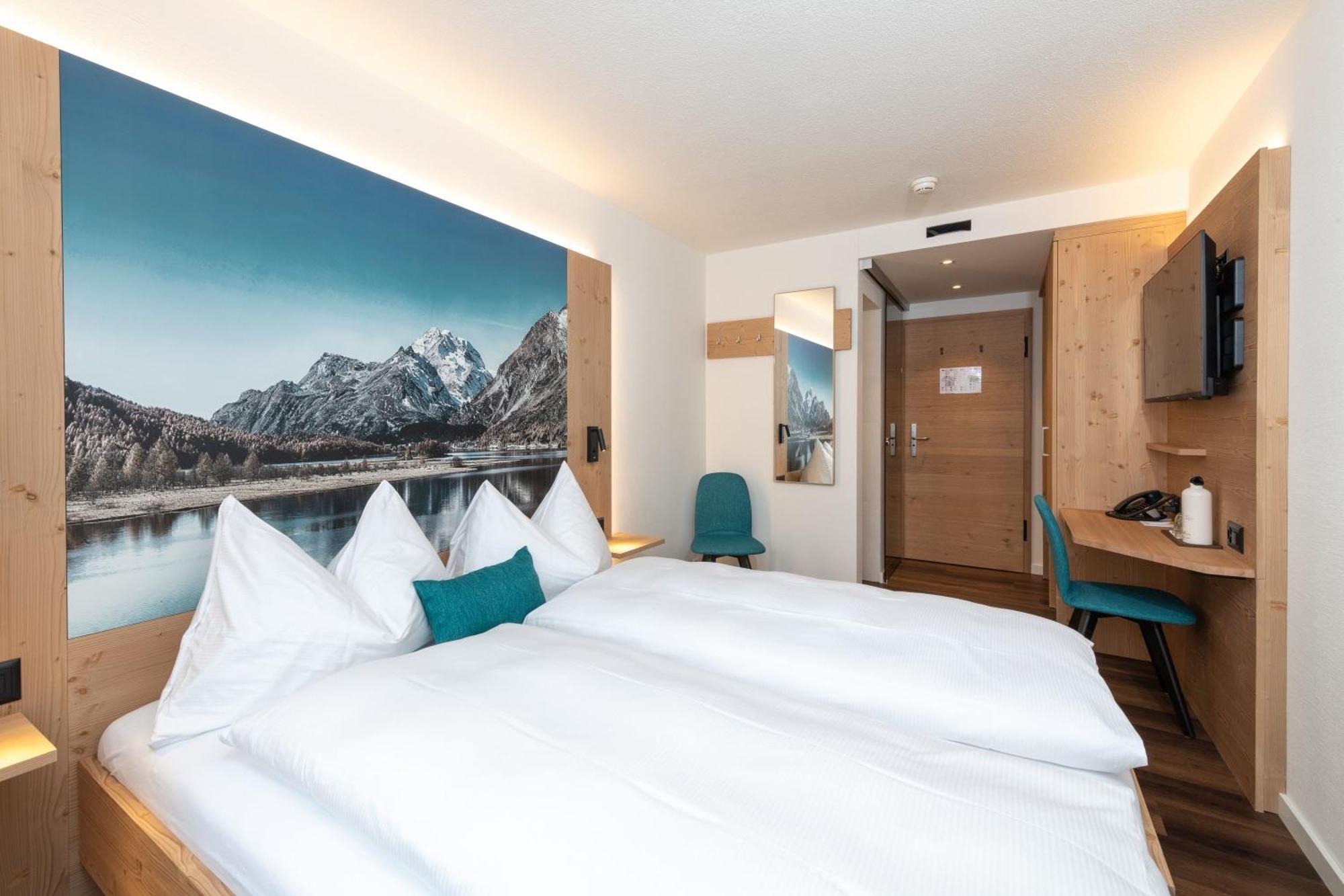 Berghotel Randolins São Moritz Exterior foto
