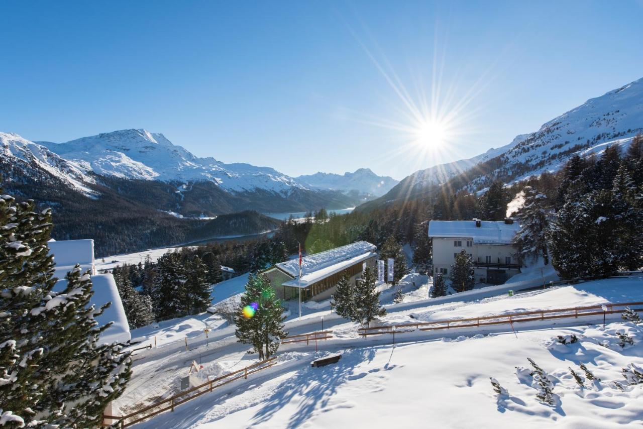 Berghotel Randolins São Moritz Exterior foto