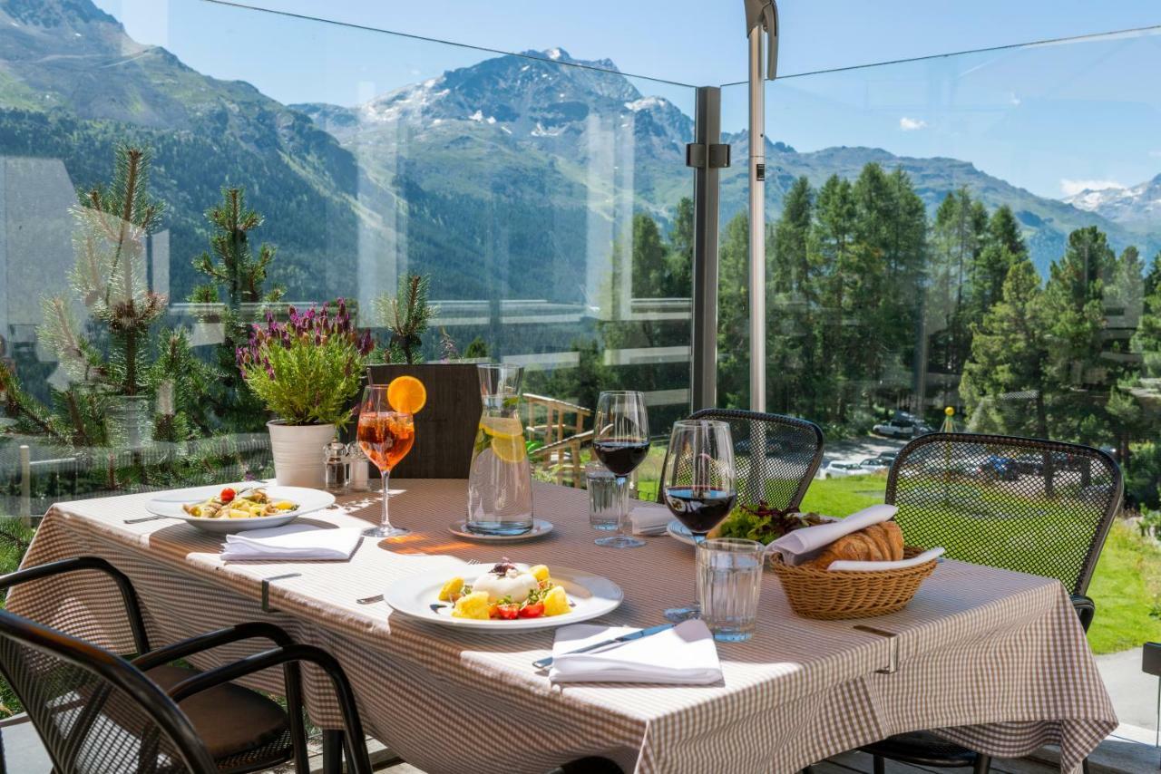 Berghotel Randolins São Moritz Exterior foto